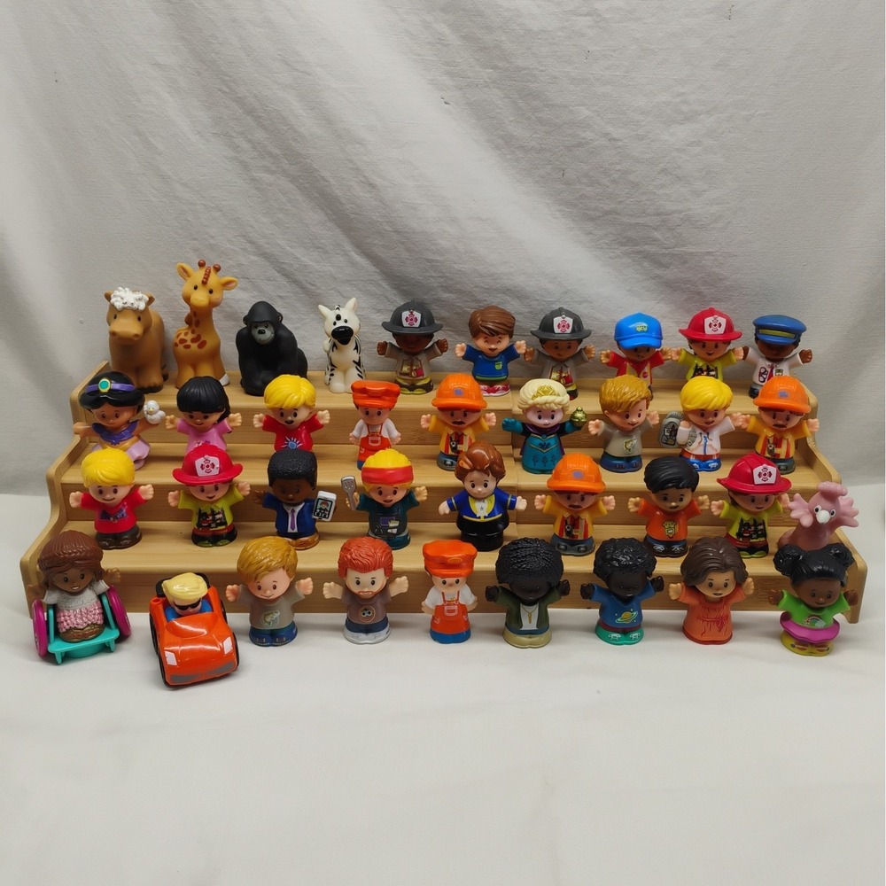 Huge Lot 37pc Fisher Price Little People Mixed Disney Animals More